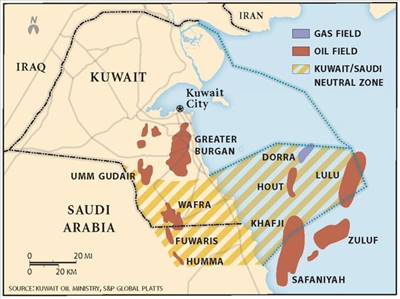 تغییرموضع کویت در خصوص میدان گازی آرش